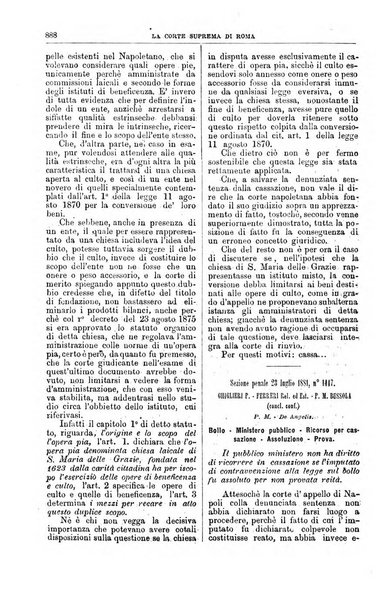 La Corte suprema di Roma raccolta periodica delle sentenze della Corte di cassazione di Roma