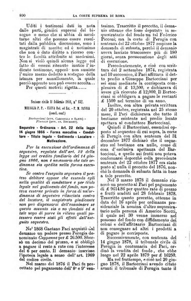 La Corte suprema di Roma raccolta periodica delle sentenze della Corte di cassazione di Roma