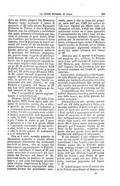 La Corte suprema di Roma raccolta periodica delle sentenze della Corte di cassazione di Roma