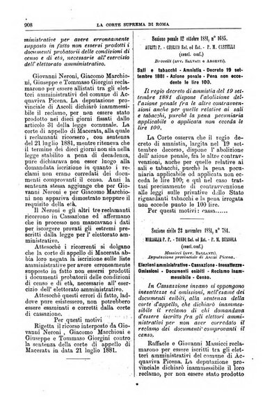 La Corte suprema di Roma raccolta periodica delle sentenze della Corte di cassazione di Roma