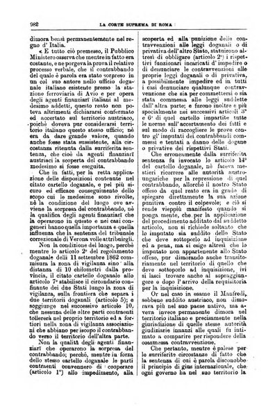 La Corte suprema di Roma raccolta periodica delle sentenze della Corte di cassazione di Roma