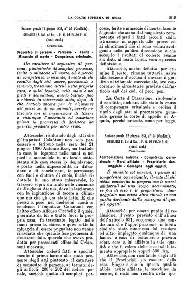 La Corte suprema di Roma raccolta periodica delle sentenze della Corte di cassazione di Roma