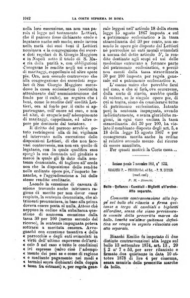 La Corte suprema di Roma raccolta periodica delle sentenze della Corte di cassazione di Roma