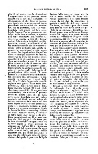 La Corte suprema di Roma raccolta periodica delle sentenze della Corte di cassazione di Roma