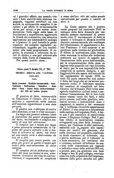 La Corte suprema di Roma raccolta periodica delle sentenze della Corte di cassazione di Roma