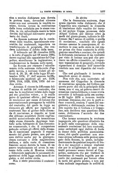 La Corte suprema di Roma raccolta periodica delle sentenze della Corte di cassazione di Roma