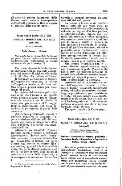 La Corte suprema di Roma raccolta periodica delle sentenze della Corte di cassazione di Roma