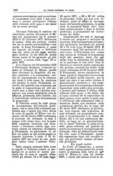 La Corte suprema di Roma raccolta periodica delle sentenze della Corte di cassazione di Roma