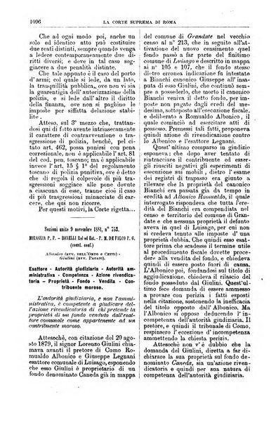 La Corte suprema di Roma raccolta periodica delle sentenze della Corte di cassazione di Roma