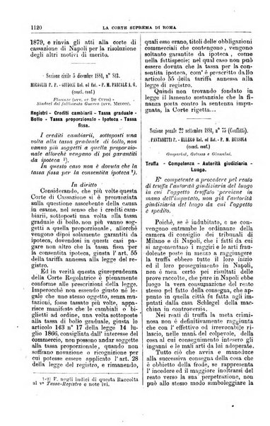 La Corte suprema di Roma raccolta periodica delle sentenze della Corte di cassazione di Roma