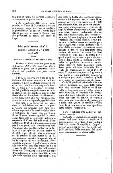 La Corte suprema di Roma raccolta periodica delle sentenze della Corte di cassazione di Roma