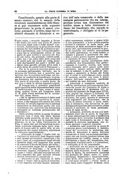 La Corte suprema di Roma raccolta periodica delle sentenze della Corte di cassazione di Roma