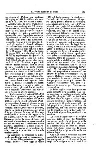 La Corte suprema di Roma raccolta periodica delle sentenze della Corte di cassazione di Roma