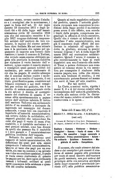 La Corte suprema di Roma raccolta periodica delle sentenze della Corte di cassazione di Roma