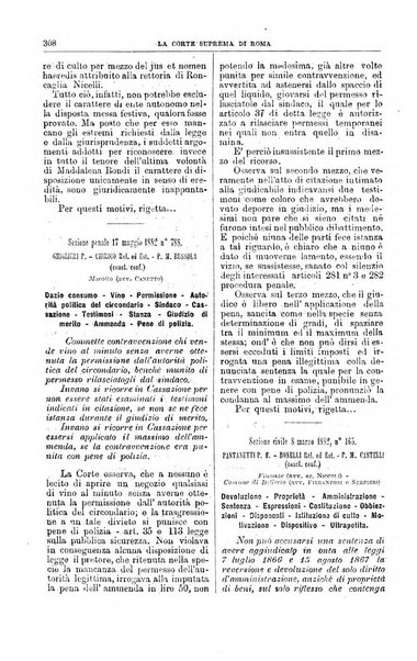 La Corte suprema di Roma raccolta periodica delle sentenze della Corte di cassazione di Roma