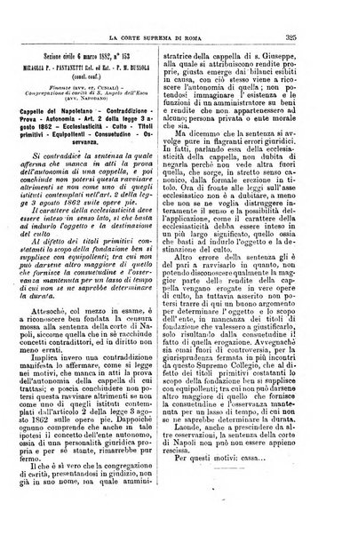 La Corte suprema di Roma raccolta periodica delle sentenze della Corte di cassazione di Roma