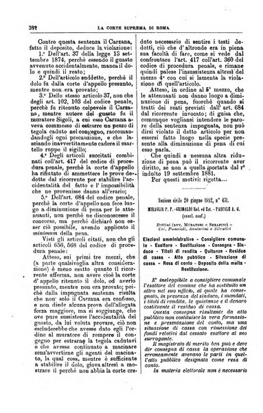 La Corte suprema di Roma raccolta periodica delle sentenze della Corte di cassazione di Roma