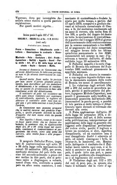 La Corte suprema di Roma raccolta periodica delle sentenze della Corte di cassazione di Roma