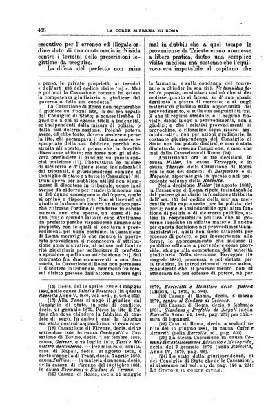 La Corte suprema di Roma raccolta periodica delle sentenze della Corte di cassazione di Roma