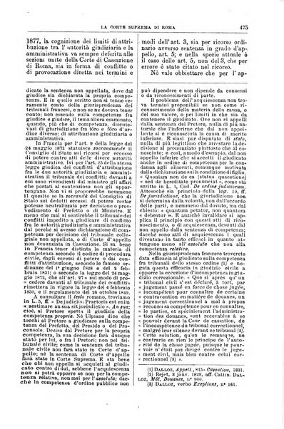 La Corte suprema di Roma raccolta periodica delle sentenze della Corte di cassazione di Roma