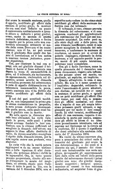 La Corte suprema di Roma raccolta periodica delle sentenze della Corte di cassazione di Roma