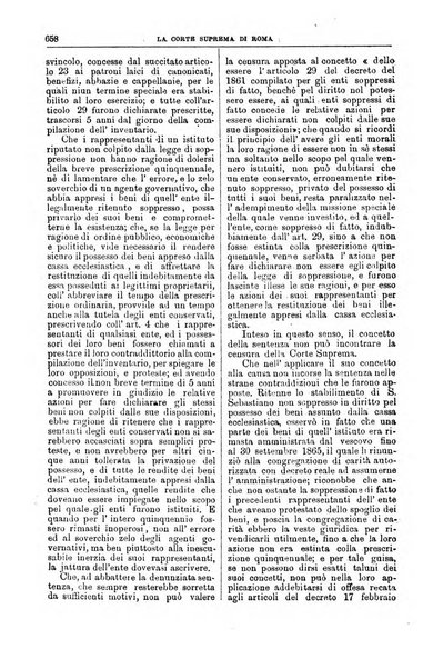 La Corte suprema di Roma raccolta periodica delle sentenze della Corte di cassazione di Roma