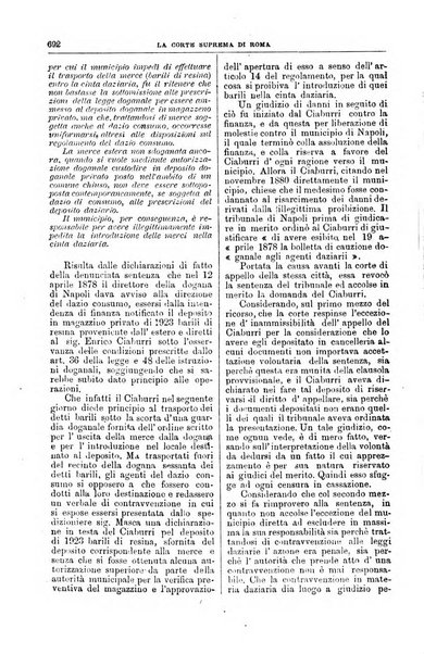 La Corte suprema di Roma raccolta periodica delle sentenze della Corte di cassazione di Roma