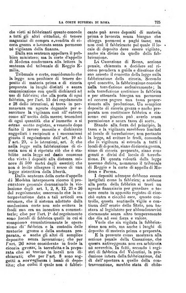 La Corte suprema di Roma raccolta periodica delle sentenze della Corte di cassazione di Roma