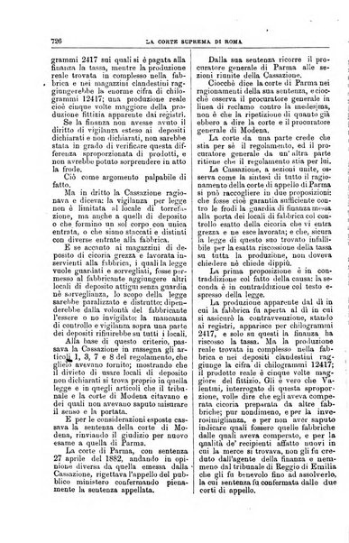 La Corte suprema di Roma raccolta periodica delle sentenze della Corte di cassazione di Roma