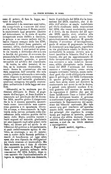 La Corte suprema di Roma raccolta periodica delle sentenze della Corte di cassazione di Roma