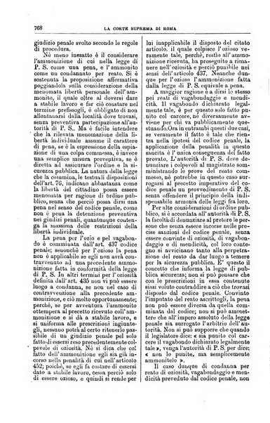 La Corte suprema di Roma raccolta periodica delle sentenze della Corte di cassazione di Roma