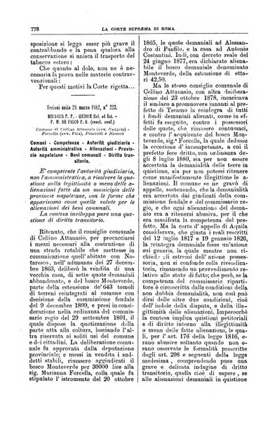 La Corte suprema di Roma raccolta periodica delle sentenze della Corte di cassazione di Roma