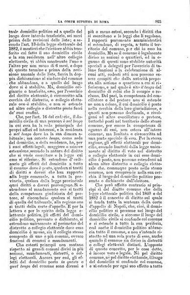 La Corte suprema di Roma raccolta periodica delle sentenze della Corte di cassazione di Roma