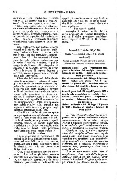 La Corte suprema di Roma raccolta periodica delle sentenze della Corte di cassazione di Roma