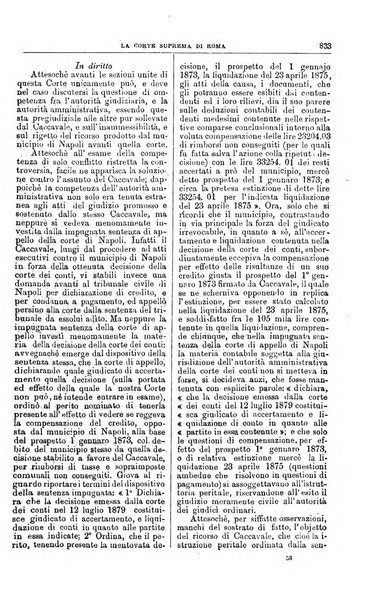 La Corte suprema di Roma raccolta periodica delle sentenze della Corte di cassazione di Roma