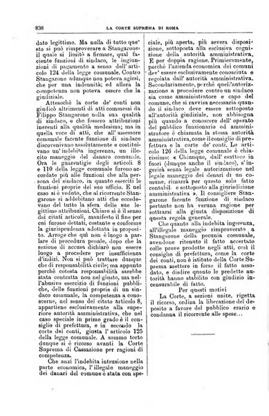 La Corte suprema di Roma raccolta periodica delle sentenze della Corte di cassazione di Roma