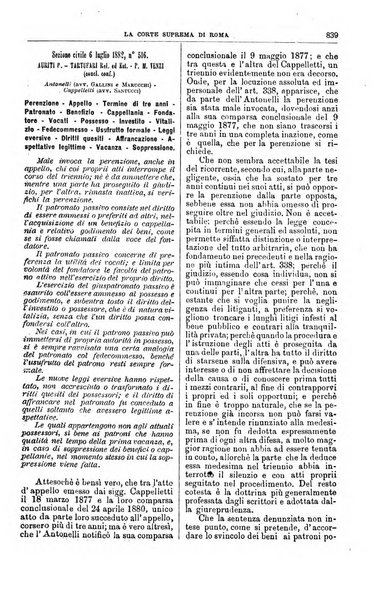 La Corte suprema di Roma raccolta periodica delle sentenze della Corte di cassazione di Roma