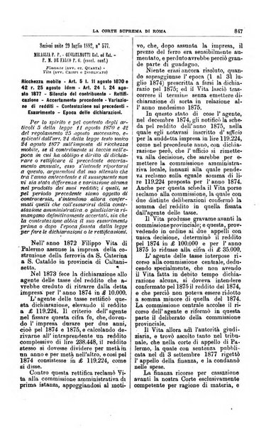 La Corte suprema di Roma raccolta periodica delle sentenze della Corte di cassazione di Roma