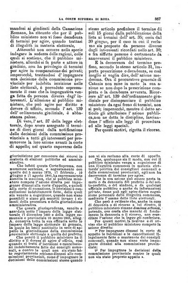 La Corte suprema di Roma raccolta periodica delle sentenze della Corte di cassazione di Roma