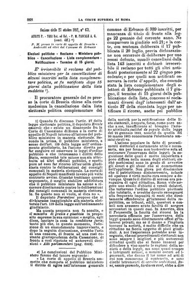 La Corte suprema di Roma raccolta periodica delle sentenze della Corte di cassazione di Roma