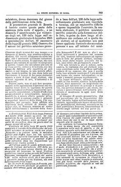 La Corte suprema di Roma raccolta periodica delle sentenze della Corte di cassazione di Roma