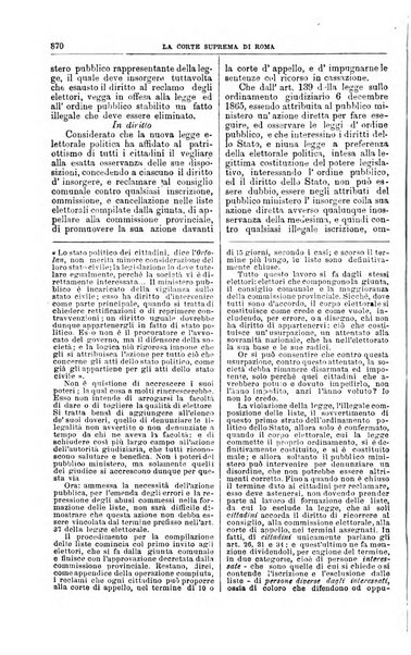 La Corte suprema di Roma raccolta periodica delle sentenze della Corte di cassazione di Roma