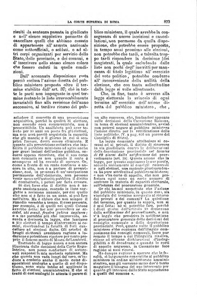 La Corte suprema di Roma raccolta periodica delle sentenze della Corte di cassazione di Roma