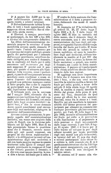 La Corte suprema di Roma raccolta periodica delle sentenze della Corte di cassazione di Roma