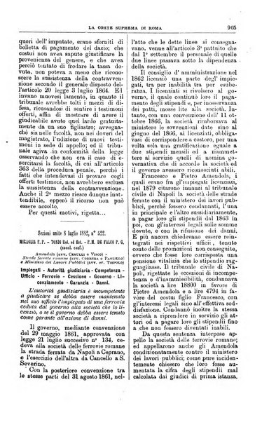 La Corte suprema di Roma raccolta periodica delle sentenze della Corte di cassazione di Roma