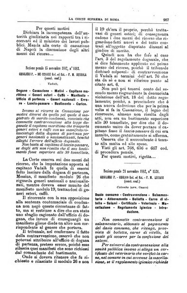 La Corte suprema di Roma raccolta periodica delle sentenze della Corte di cassazione di Roma