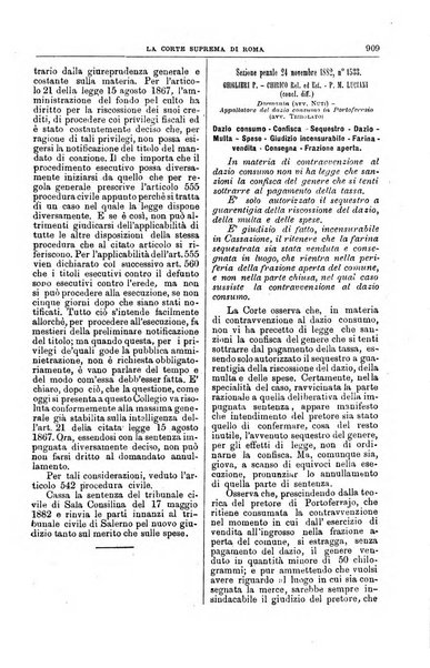 La Corte suprema di Roma raccolta periodica delle sentenze della Corte di cassazione di Roma