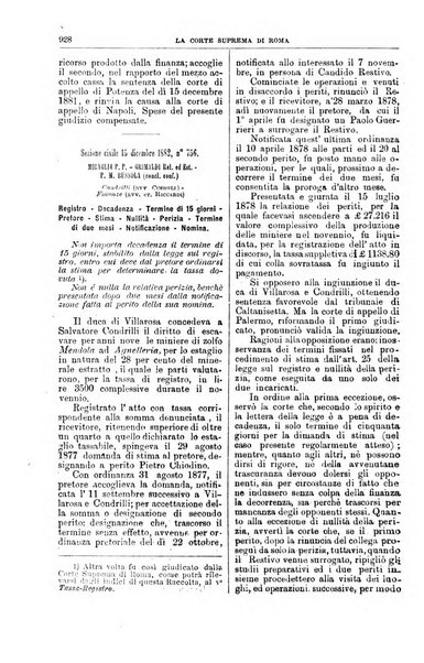 La Corte suprema di Roma raccolta periodica delle sentenze della Corte di cassazione di Roma