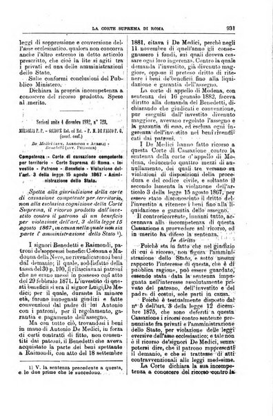 La Corte suprema di Roma raccolta periodica delle sentenze della Corte di cassazione di Roma