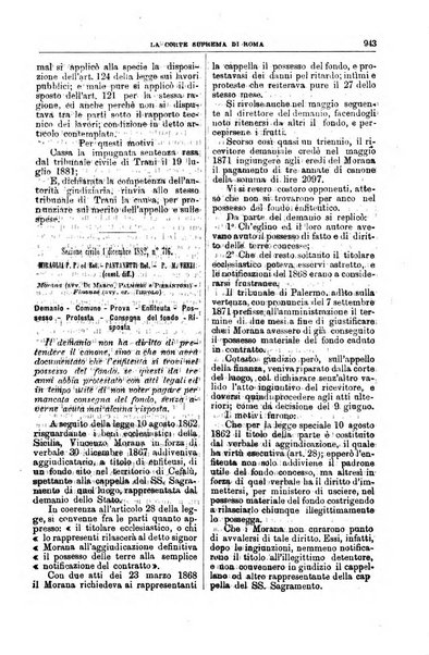 La Corte suprema di Roma raccolta periodica delle sentenze della Corte di cassazione di Roma